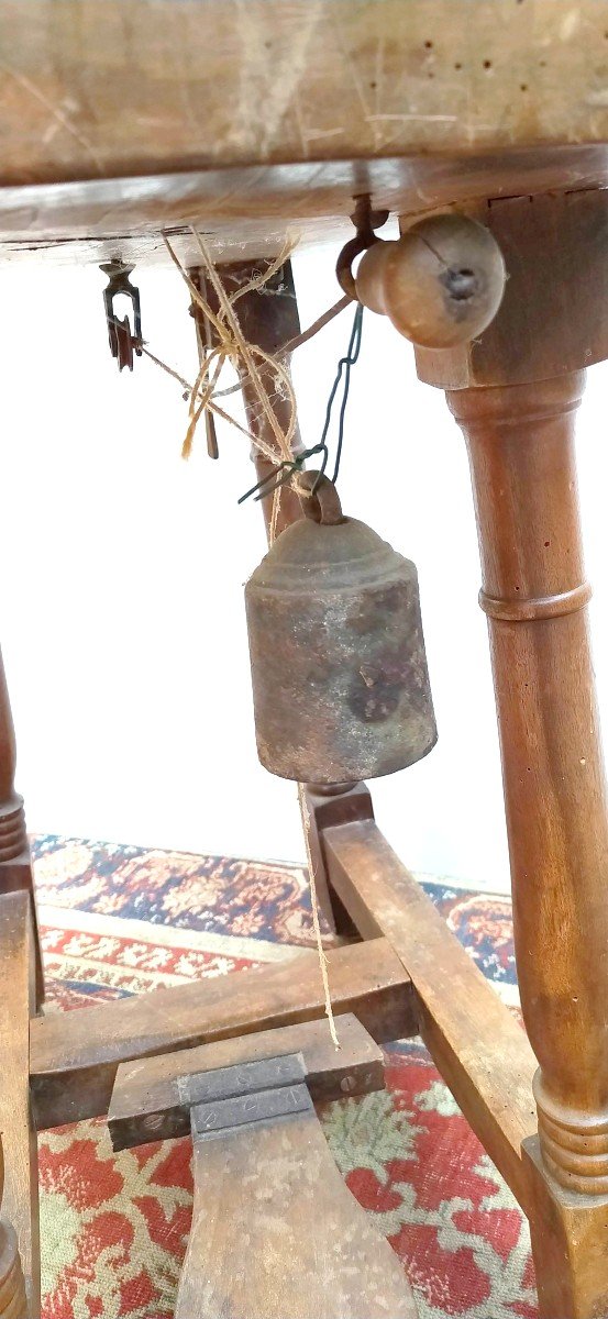 Ribbon Loom, Turned Fruit Wood, Arles Region, Beautiful Handcrafted Model-photo-3