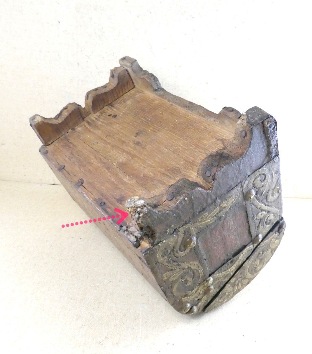 Jewelry Box, 15th Century, Venice, Wood And Painted Iron-photo-2