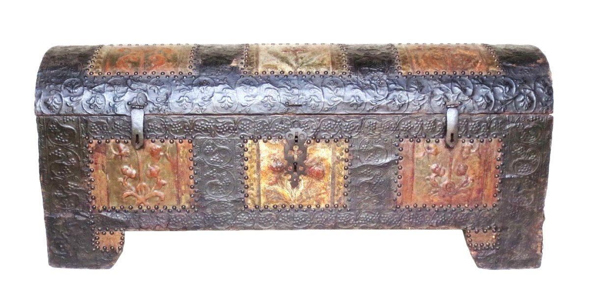Jewelry Box, 15th Century, Venice, Wood And Painted Iron-photo-7