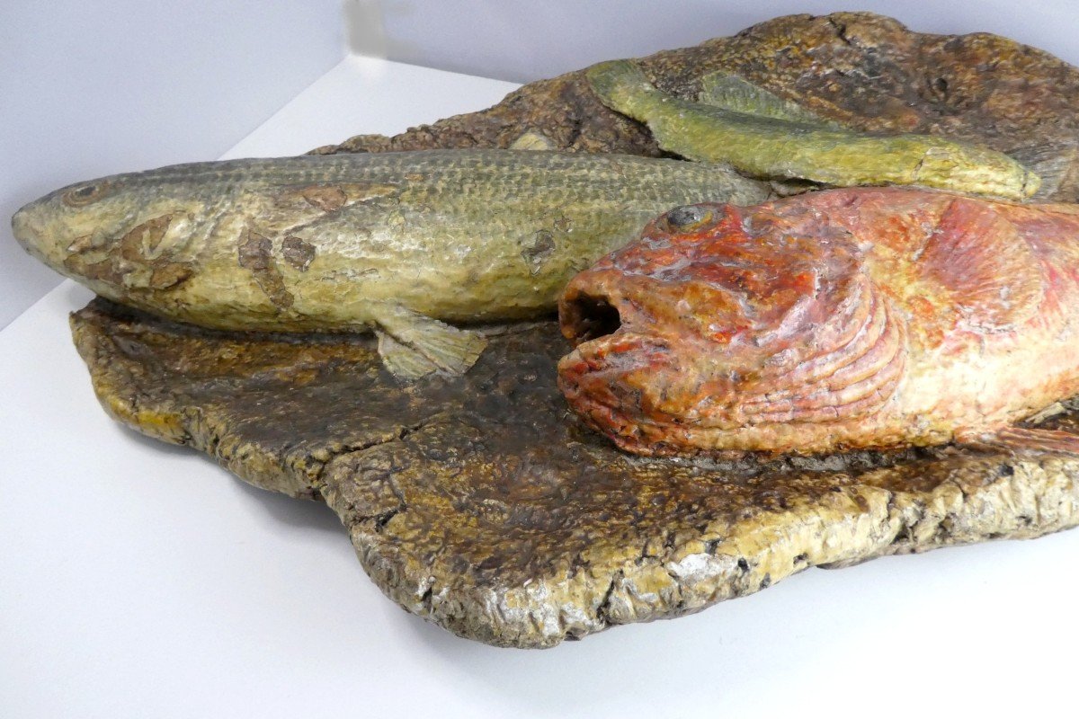 Bouillabaisse Recycled From 1960, Arte Povera, Signed By An Artist From Marseille-photo-3