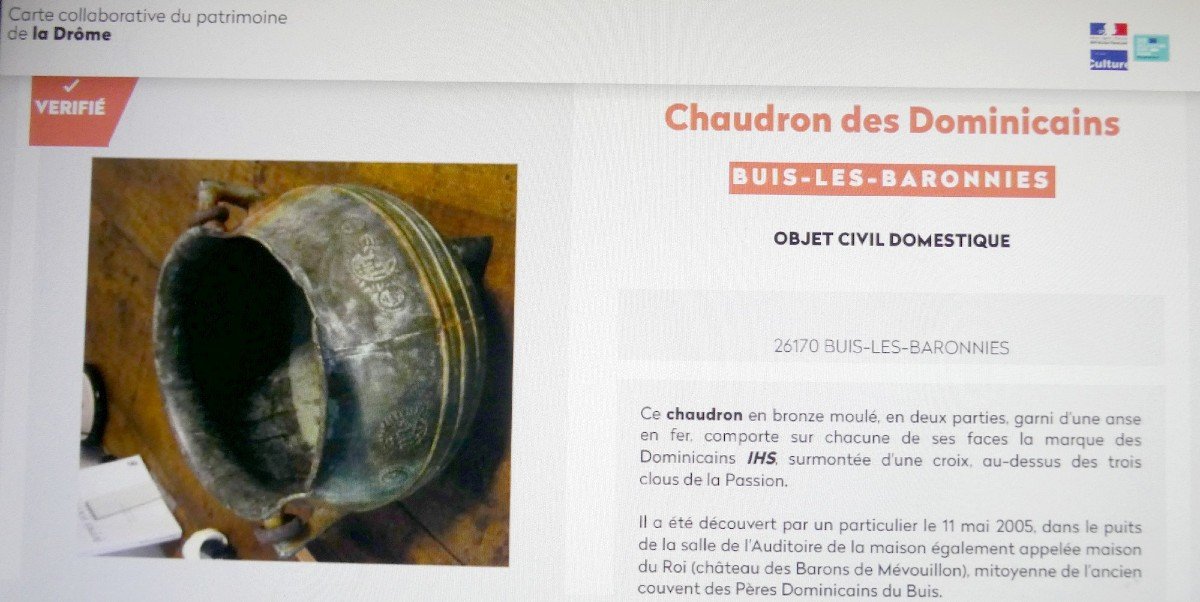 Chaudron d'âtre En Airain, Tripode, Dédicataire, Daté 1732, Et à Surprise !-photo-6