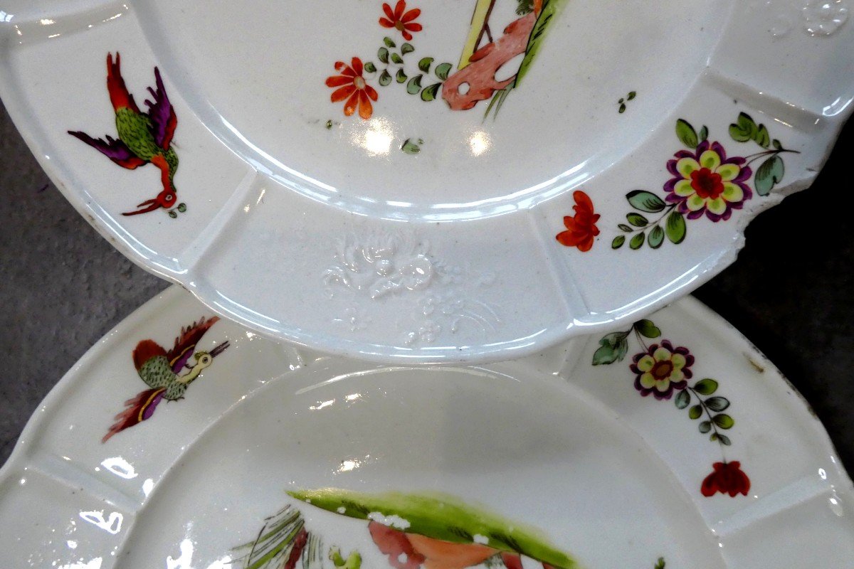 Museum: Hannong, 2 Kakiémon Plates, Frankenthal Porcelain 1760-photo-3