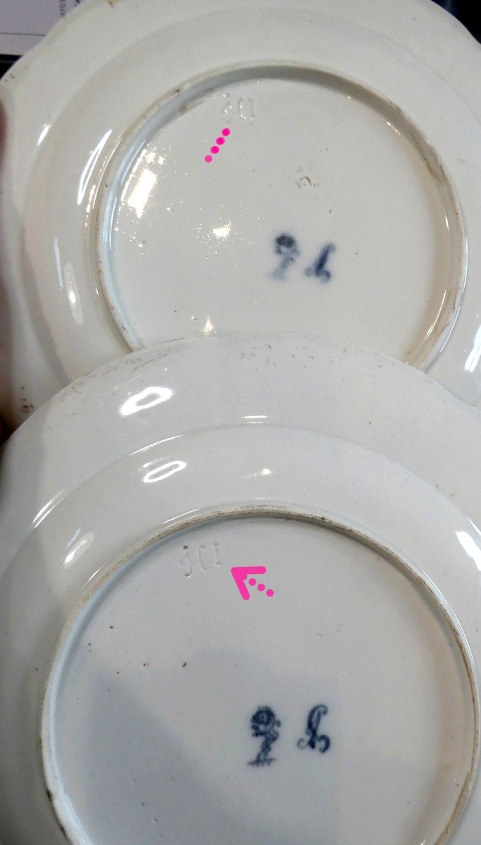 Museum: Hannong, 2 Kakiémon Plates, Frankenthal Porcelain 1760-photo-4