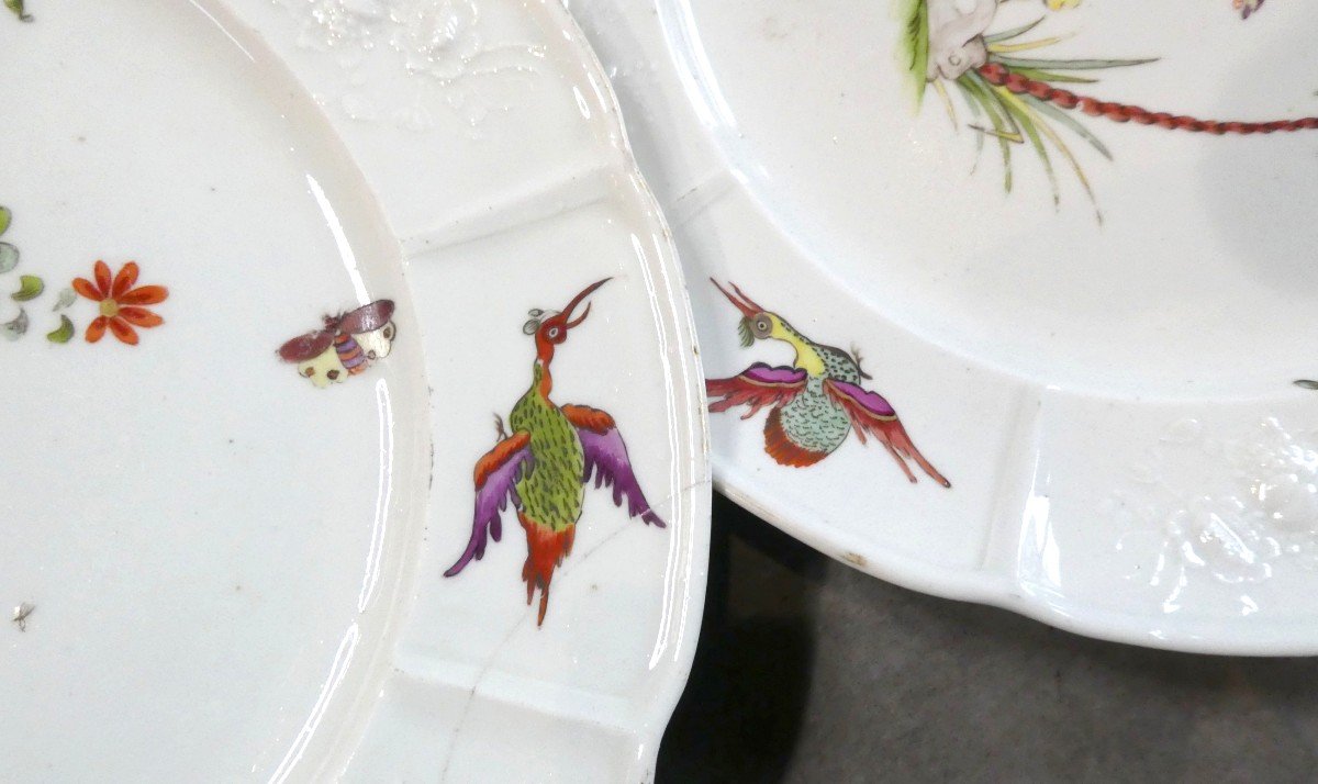 Museum: Hannong, 2 Kakiémon Plates, Frankenthal Porcelain 1760-photo-1