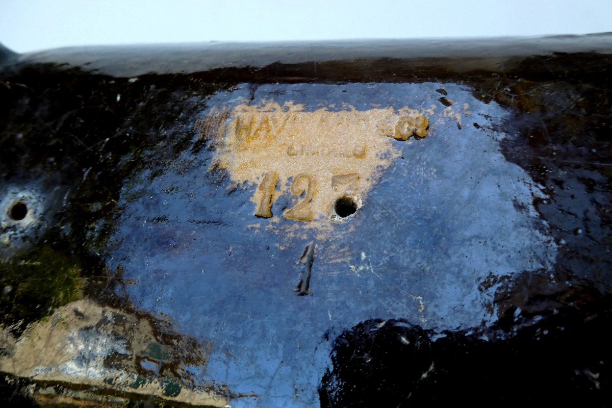 Japonisme, Planter With Currycombs, Dammouse And Haviland, Circa 1880-photo-5