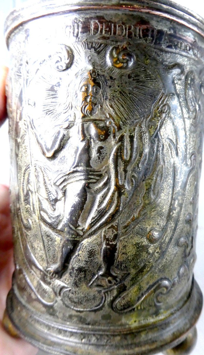 Museographic Curiosity: Silver Hanap From 1650,  Cast Two Centuries Later-photo-3