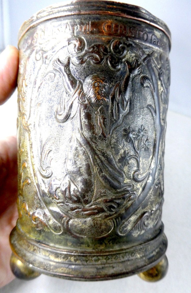 Museographic Curiosity: Silver Hanap From 1650,  Cast Two Centuries Later-photo-4