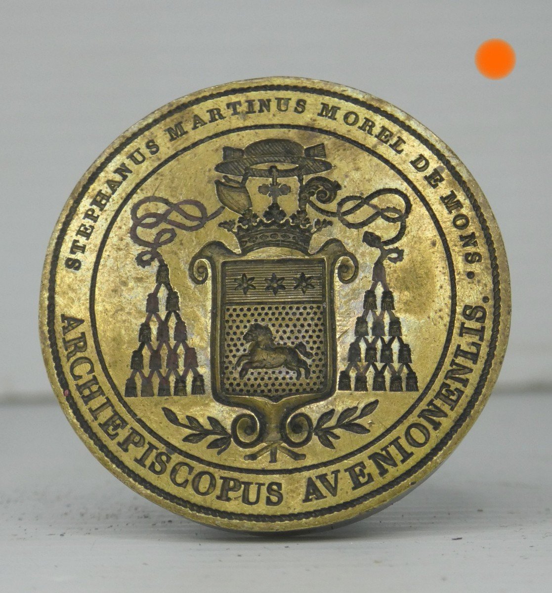 Grand Cachet De L ’archevêque D’avignon, M. Maurel De Mons, Vers 1820-photo-2