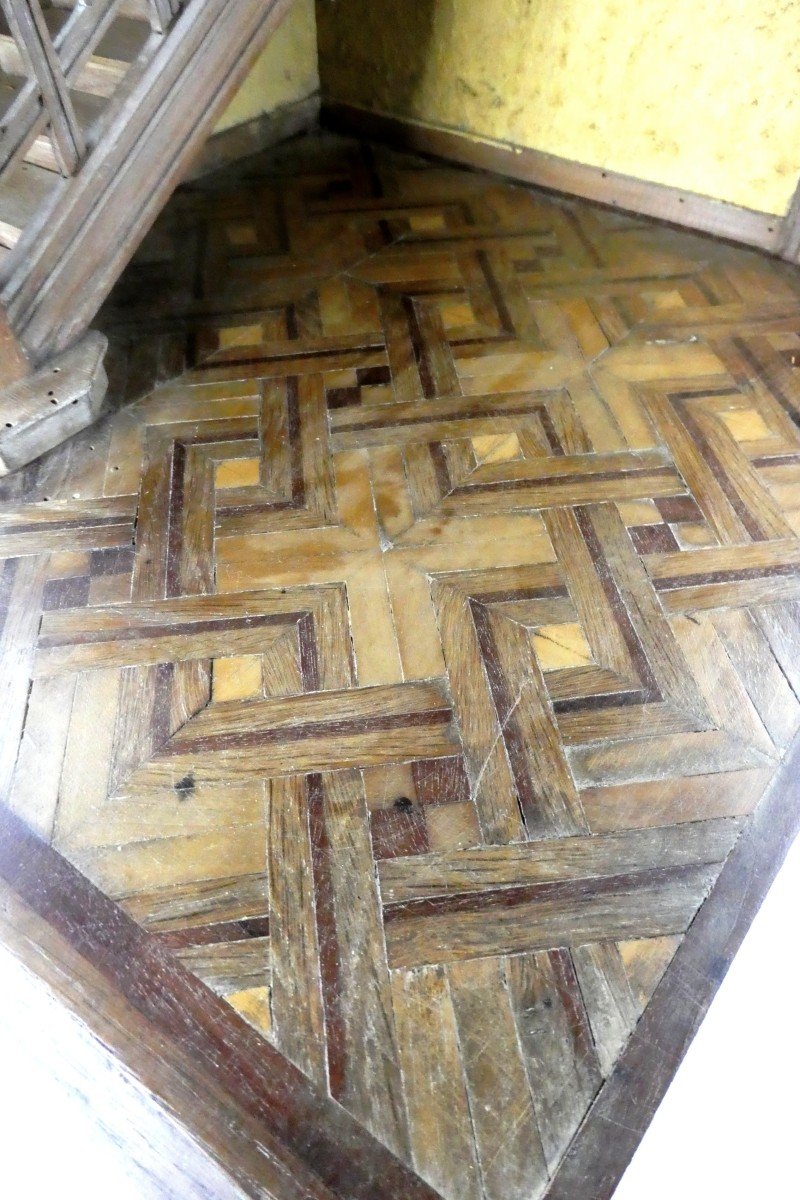 Staircase Model, Versailles Parquet, Inlaid, Circa 1930 -photo-3