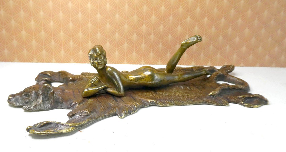 Art Deco , Bronze De Vienne, Probablement Josef Lorenzl (1892-1950)-photo-2