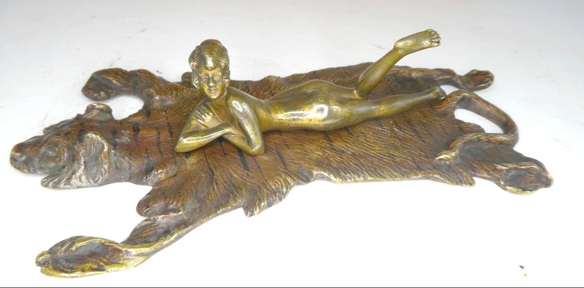 Art Deco , Bronze De Vienne, Probablement Josef Lorenzl (1892-1950)-photo-3