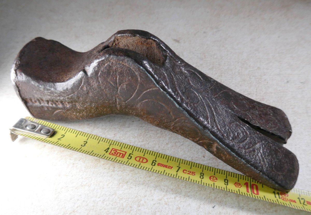 French Engraved Hammer Of Farrier, 17th Century, Marked-photo-4