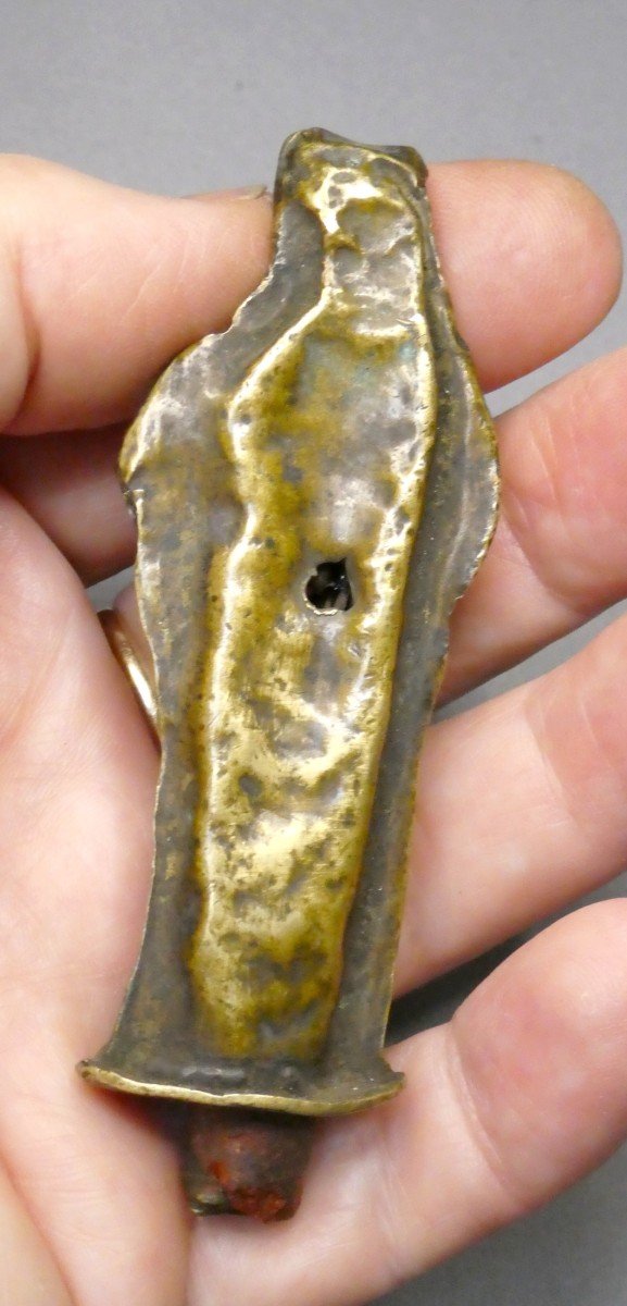 Petite Vierge De Dévotion, époque Gothique, Sans L’enfant-photo-1