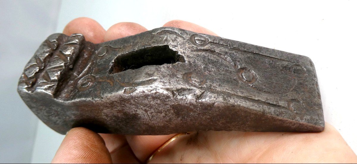 Marteau Droit, Fer Forg&eacute; Et Grav&eacute;, 17-18e Si&egrave;cle -photo-2