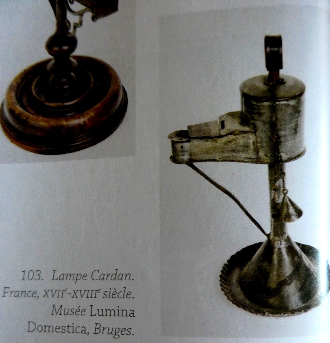 Amazing Wall Lamp, Cardan Lamp, 18-19th, Tinplate, Forming Night Light-photo-1
