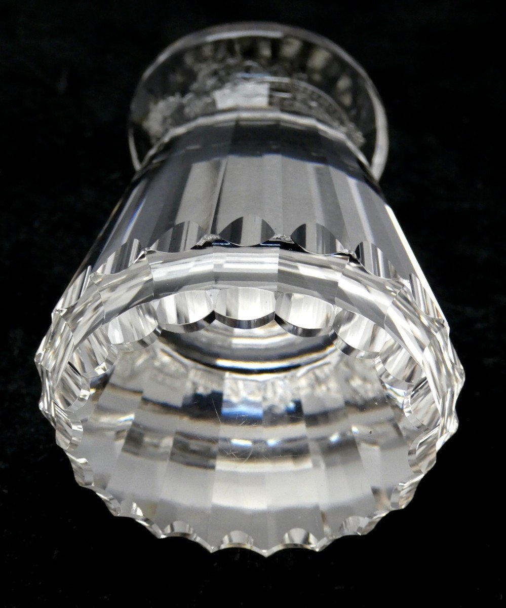 Imposant Cachet Cristal Famille Oppenheim 19e Siècle, Pierre De Lumière-photo-1