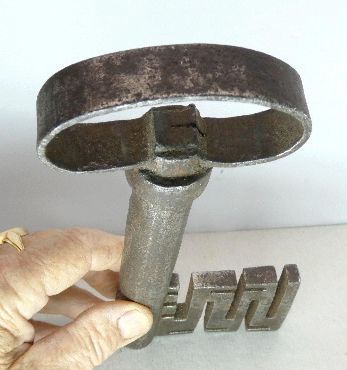 Monstrueuse Clé Forgée, Italie, Bologne, 16/17e Siècle, -photo-3