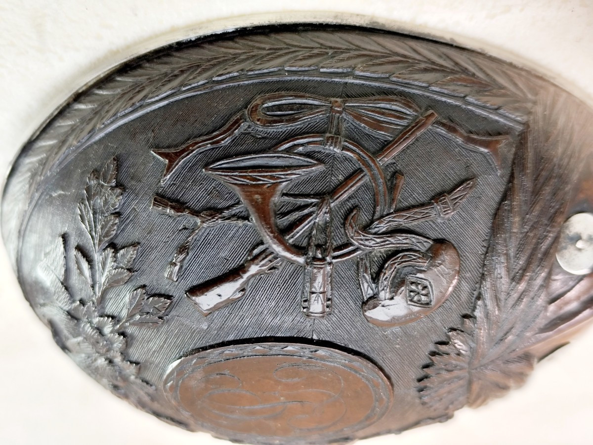Tasse De Chasse Ou Tasse à Vin, Coco Joliment Sculptée, Vers 1830-photo-3