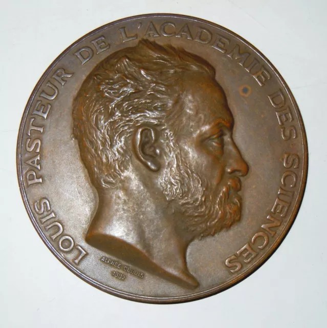 Portrait Bronze Monumental, (9kg), D’un Grand Homme Du 19e Siècle, -photo-3