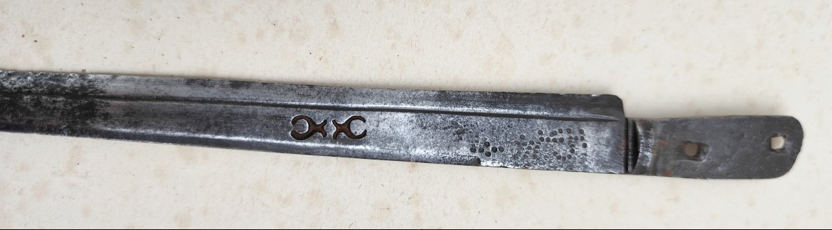 Belle Lame De Stylet, Dague, 17-18e Siècle, Estampille De L’armurier-photo-1