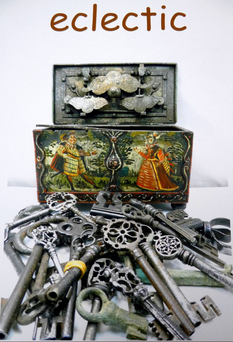 Porte-bijoux D’acier Poli, Manufacture Impériale De Plombières, En Bel état-photo-4