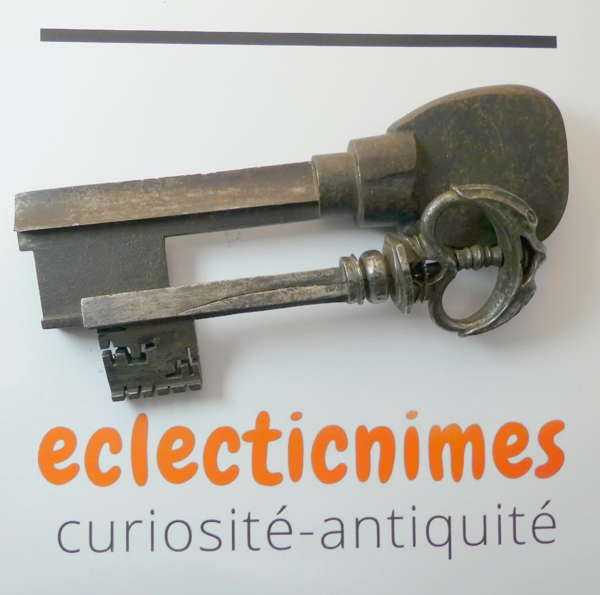 Beautiful Large Nuremberg Safe Key, 17th Century, Signifying Bit-photo-3