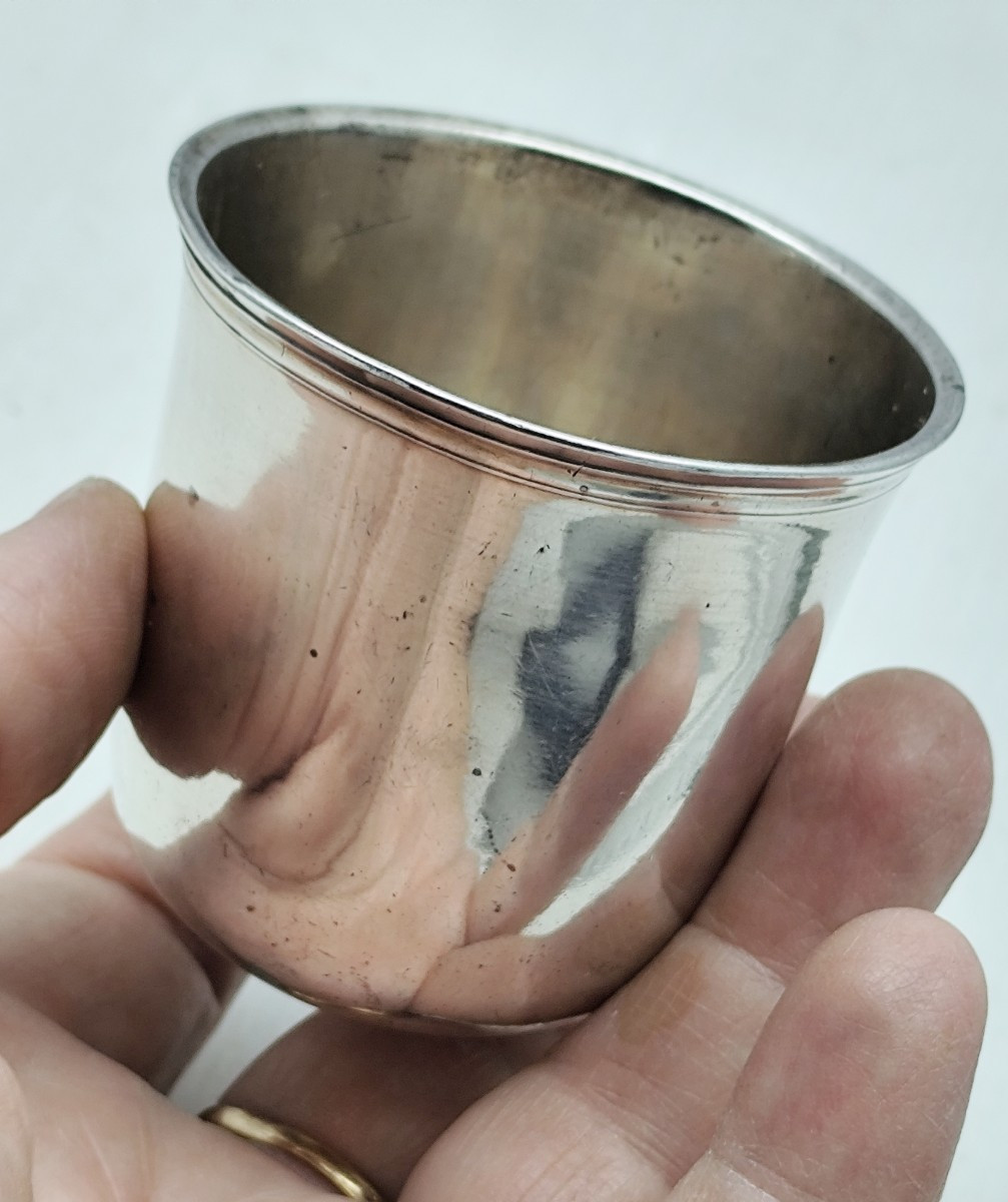 Round-bottomed Louis XV Silver Cup Of Fine Quality, Orléans, Circa 1778