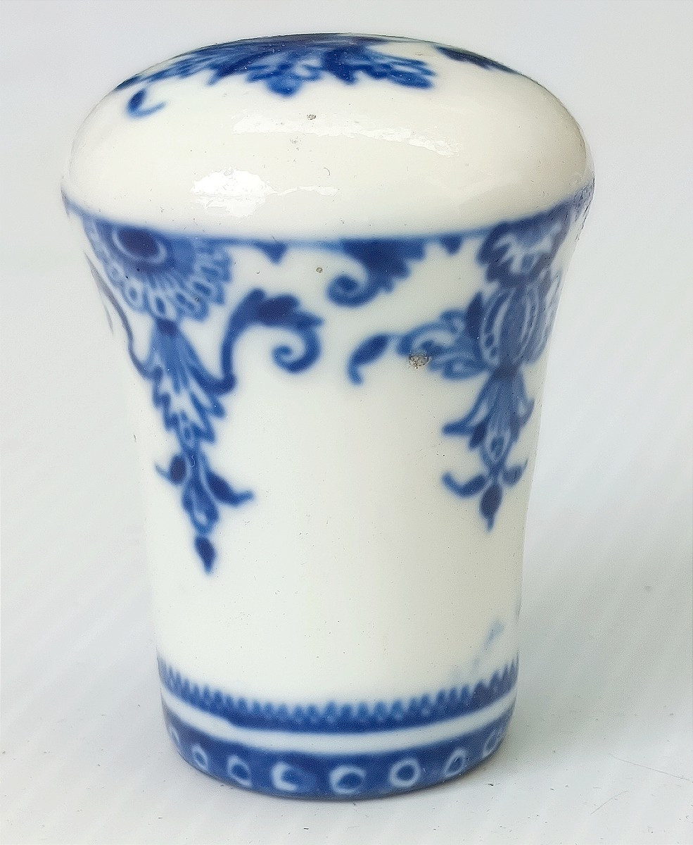 Petit pommeau de canne, Pâte tendre de ST Cloud, début 18e, état de neuf-photo-3