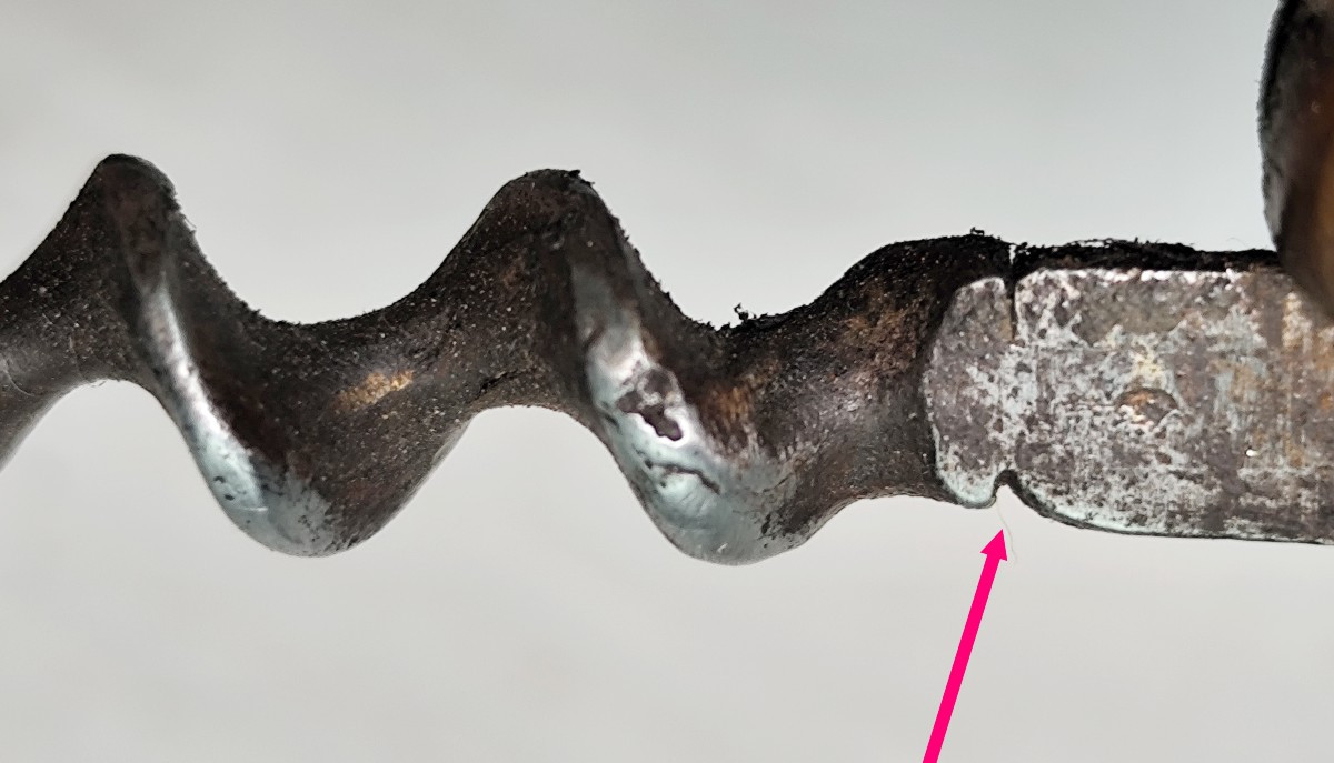 Grand couteau droit de gardian camarguais en acier massif, au « Biou »-photo-2