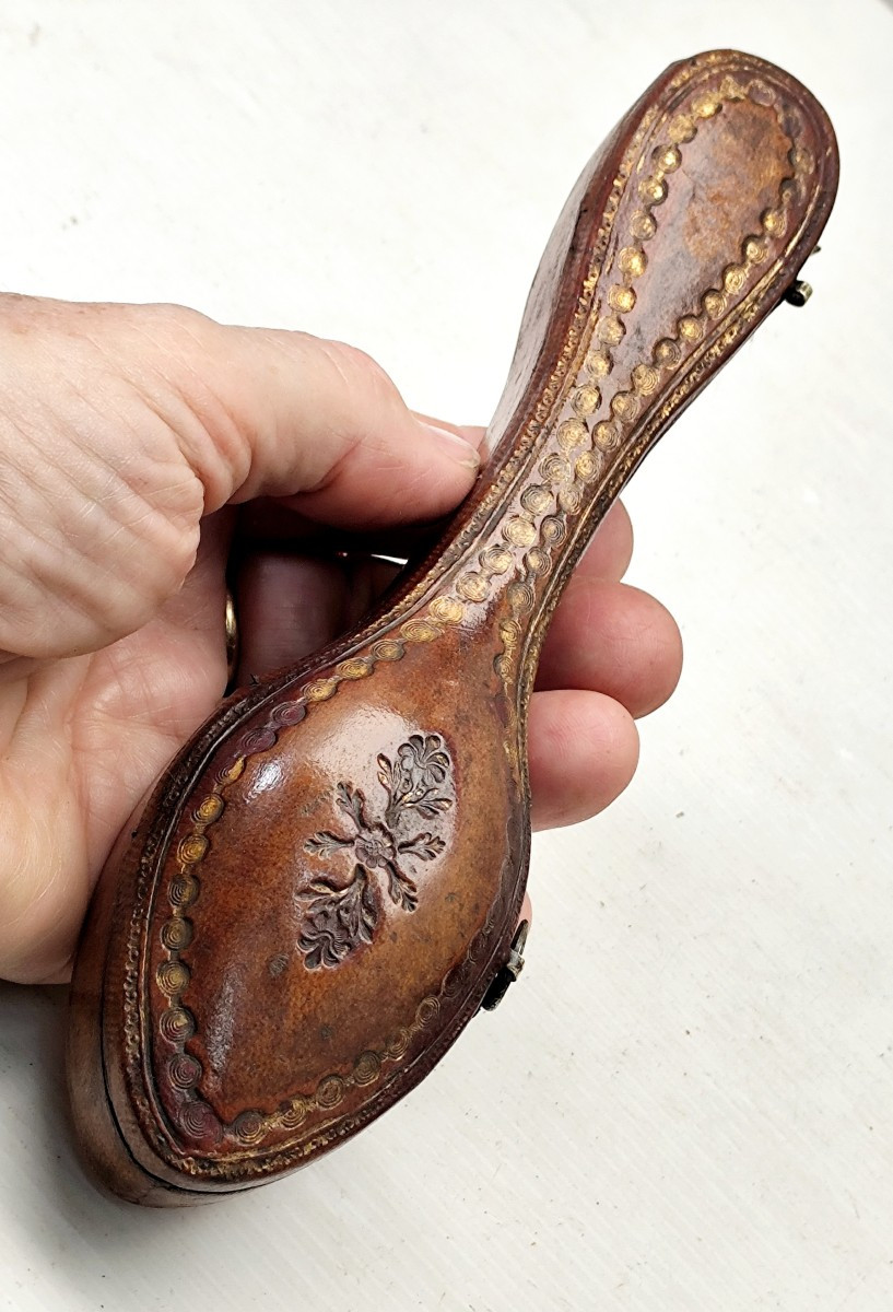 Strasbourg Goldsmith Case, 18th Century, For Vermeil Cutlery-photo-1