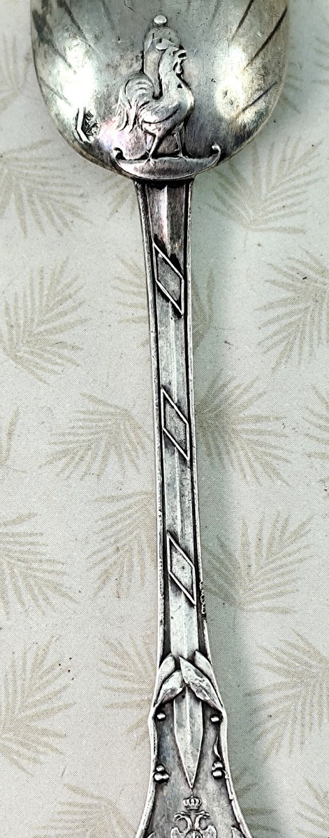 Annexation Of Savoy And Nice To France: Small Silver Spoon, 1860 By A.aucoq-photo-2