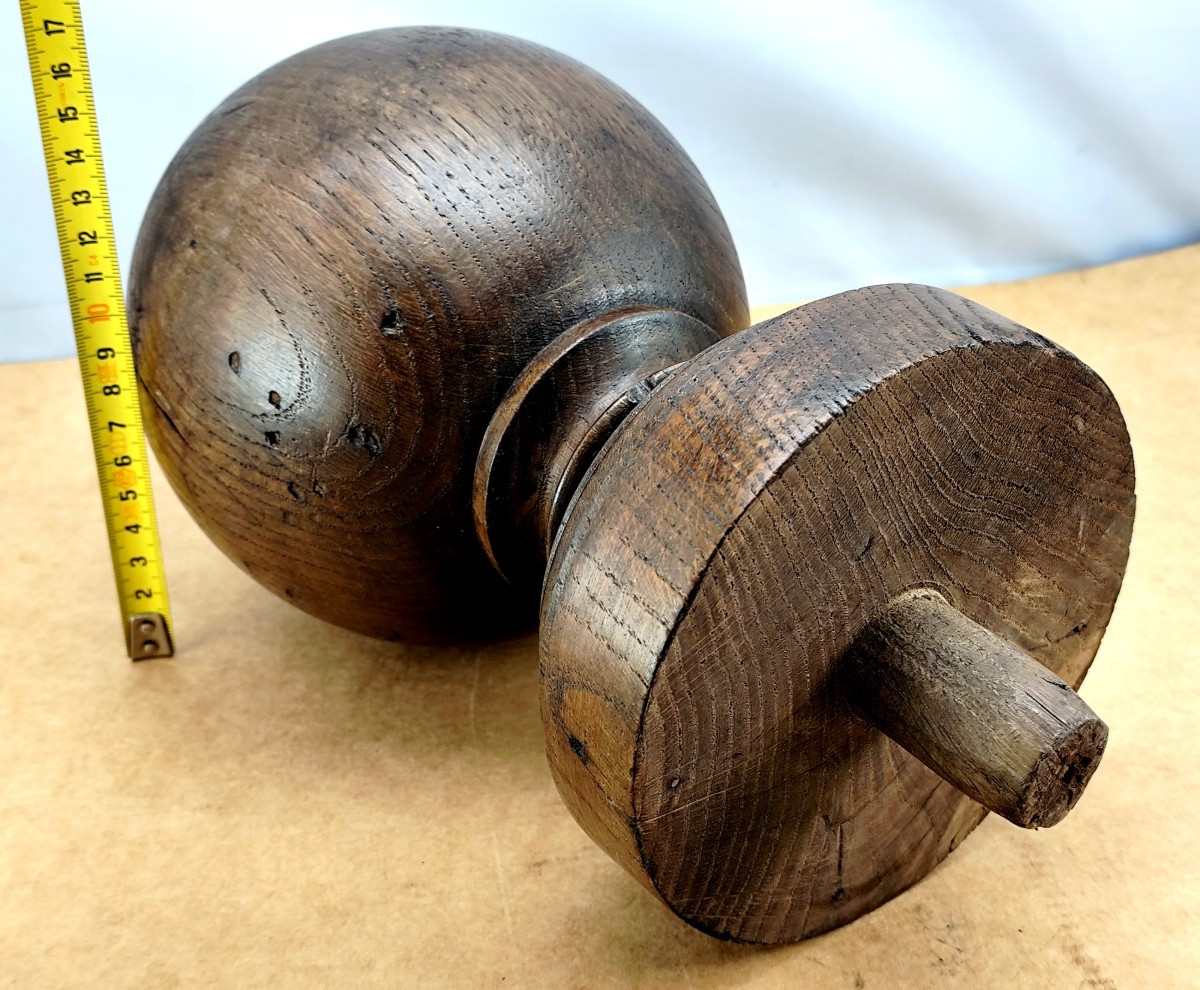 Monumental Ramp Ball  Turned Ash, Monoxyle, 2.2 Kg-photo-3