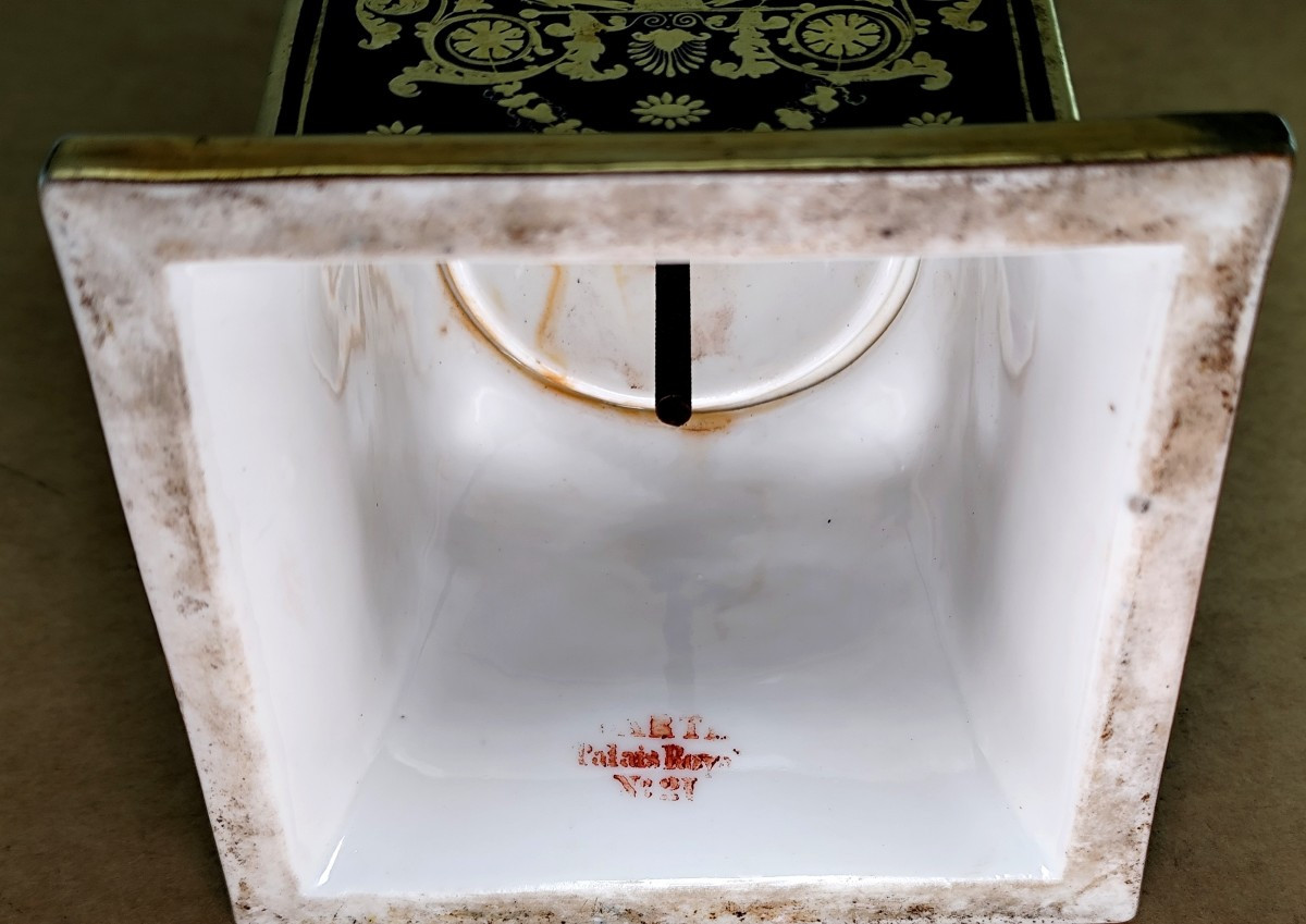 Luxueux vase Médicis 1er Empire, Darte, Palais Royal, bel état-photo-1