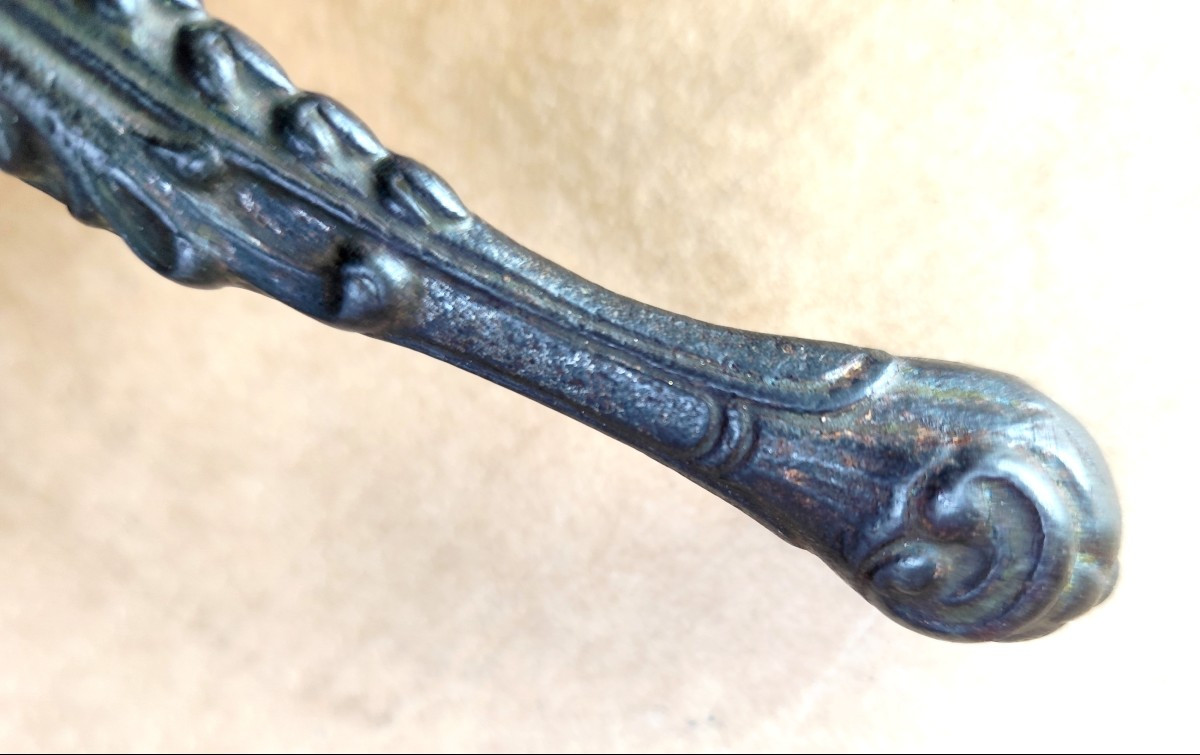 Collectible! The Rare Dolphin Can Opener, Cast Iron, Circa 1880, Usa-photo-3