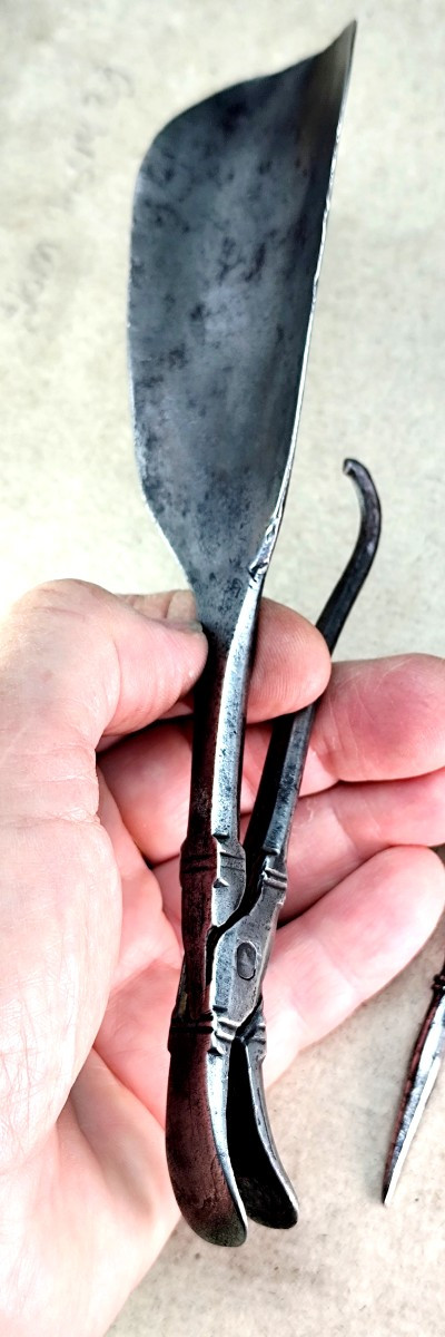 Shoe Horn, Wrought Iron, Nuremberg, Louis XIII Period, Hallmark-photo-5