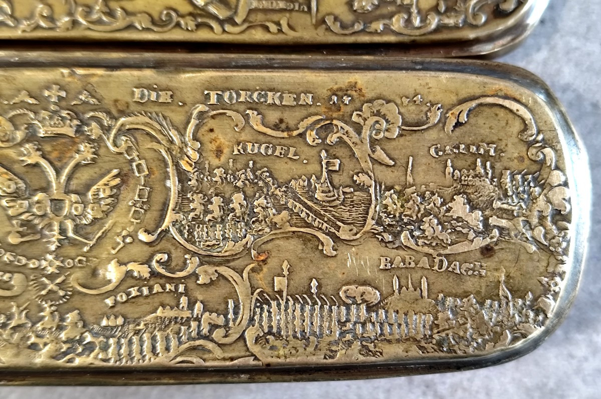 Mus&eacute;e :  Crim&eacute;e, Azov, Tabati&egrave;re Iserlohn de la guerre Russo -Turque, 1774, bel &eacute;tat, -photo-4