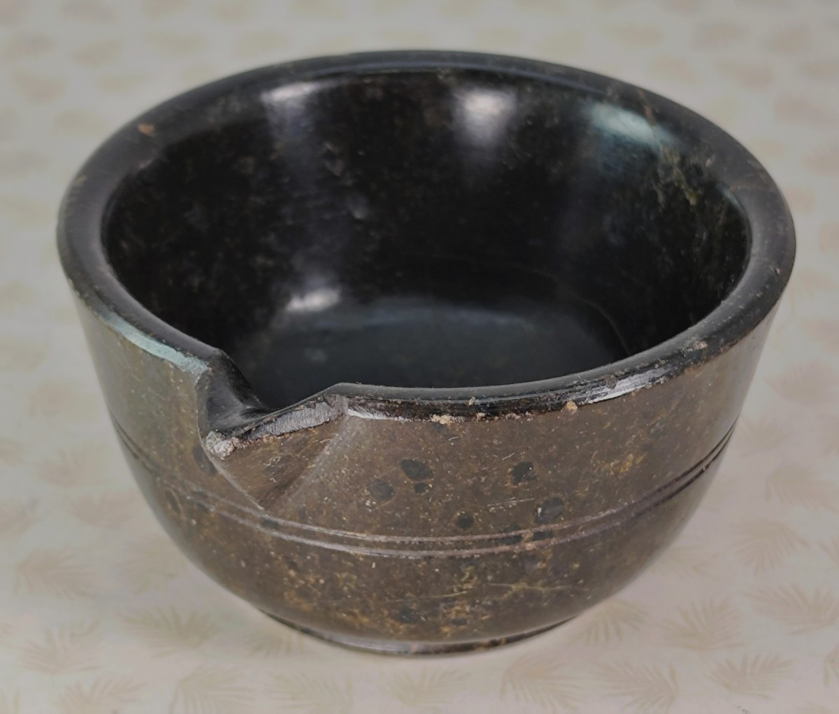 Small Apothecary Mortar From Serpentine, 18th Century, In Search Of Poison -photo-2