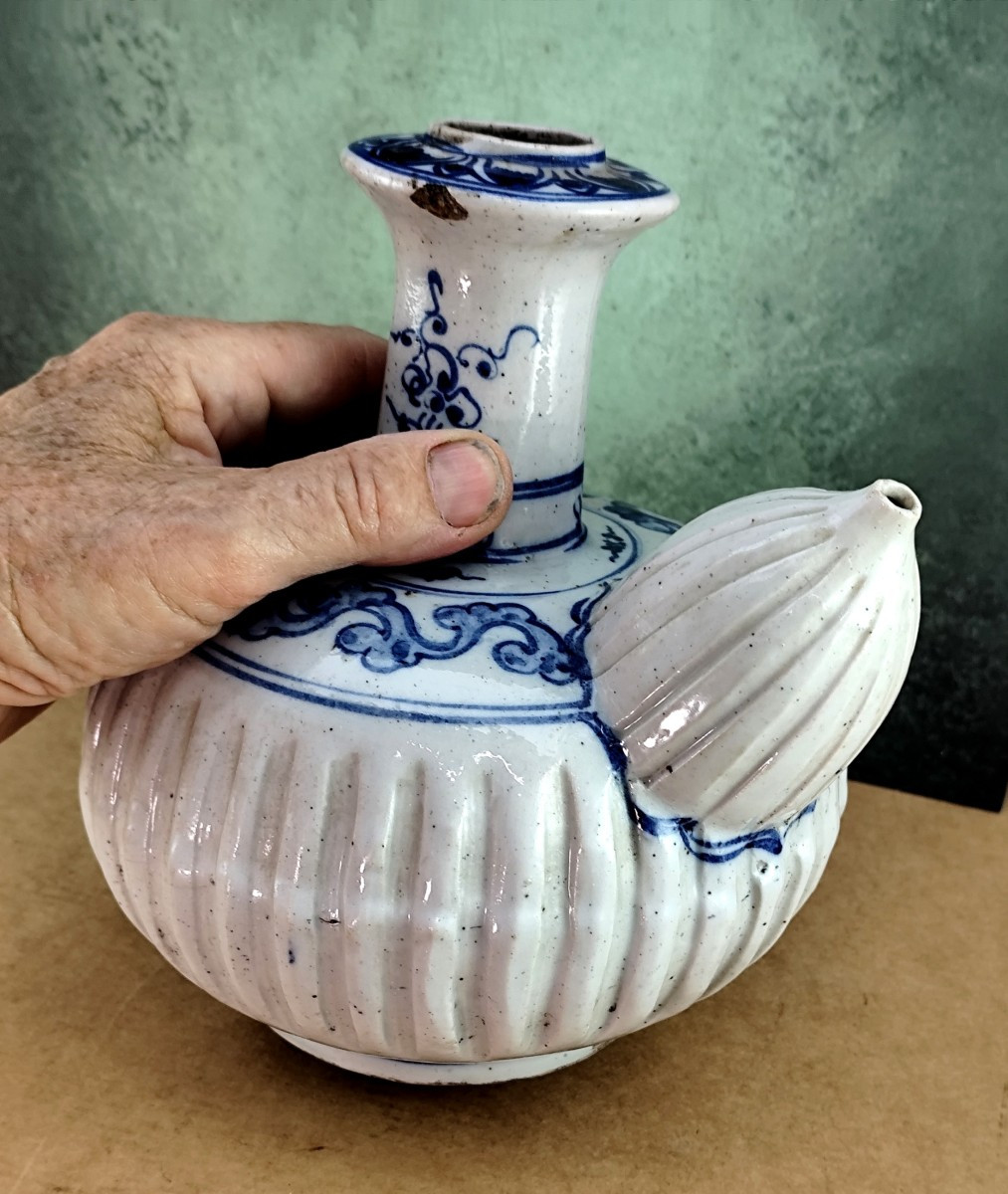 Kendi, Ming Dynasty, Chinese Porcelain, 16th-17th Century, Good Condition-photo-2