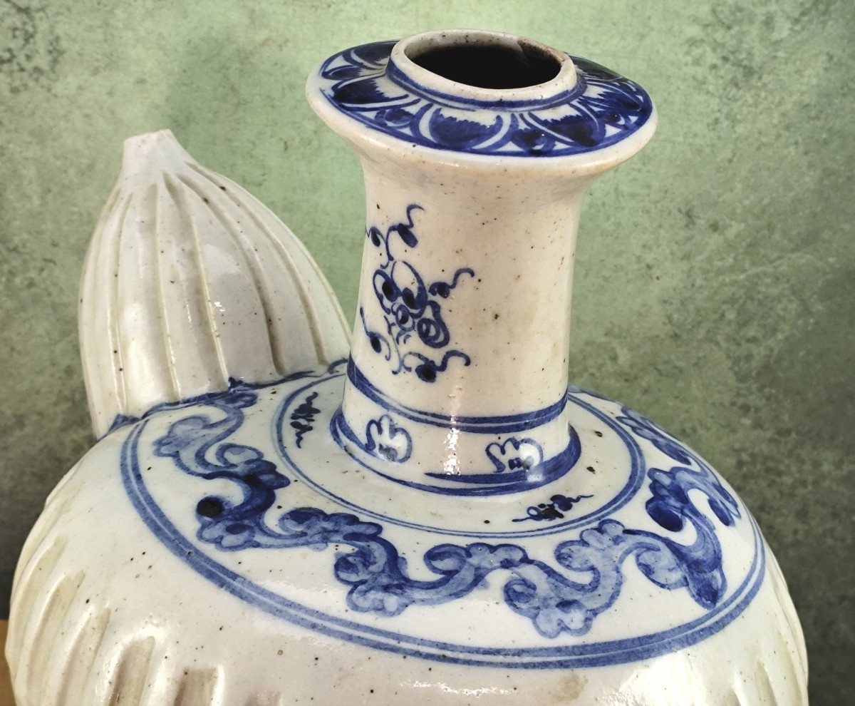 Kendi, Ming Dynasty, Chinese Porcelain, 16th-17th Century, Good Condition-photo-4