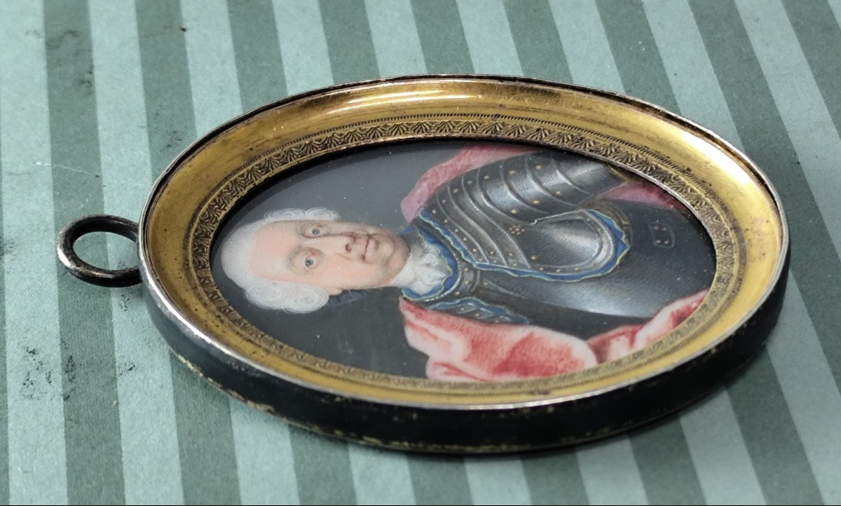 Portrait d'un Amiral de France, époque Louis XIV-photo-4