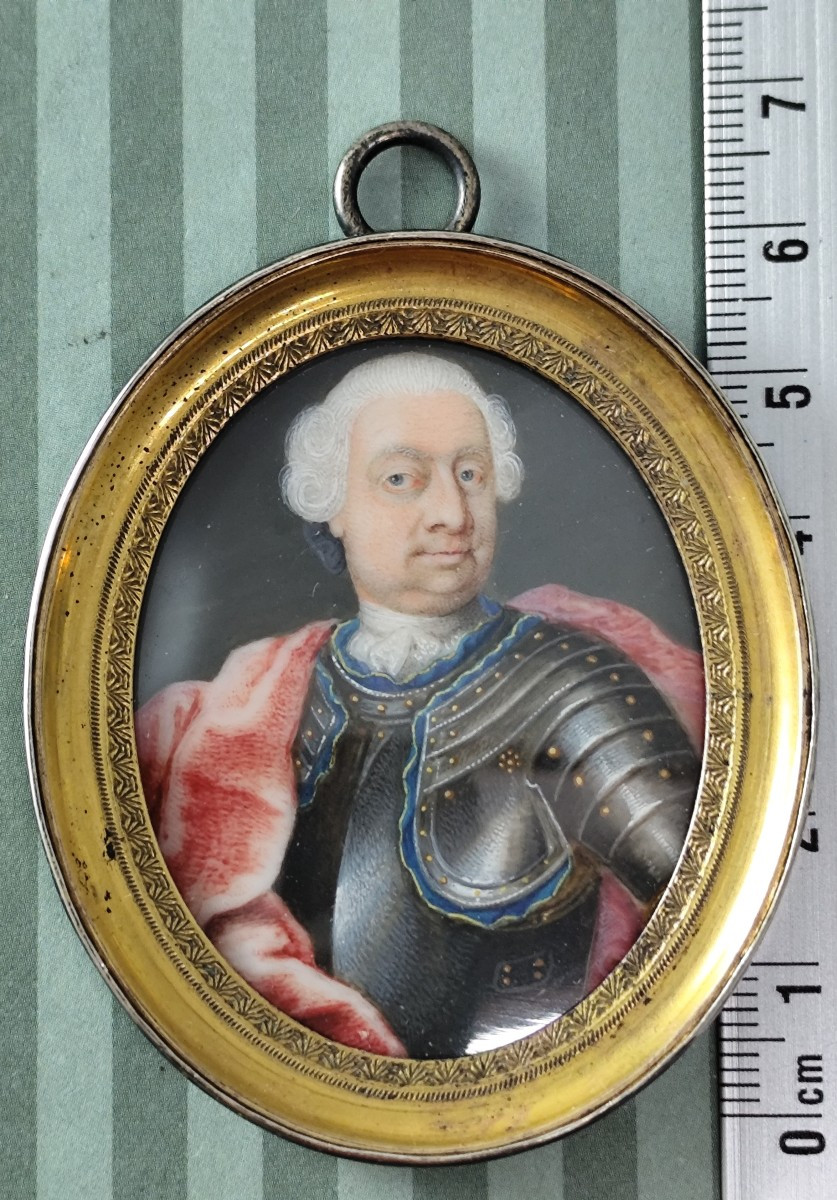 Portrait d'un Amiral de France, époque Louis XIV-photo-2