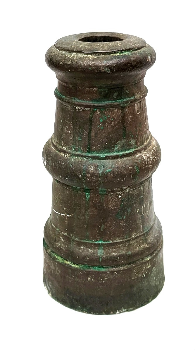 The Large Bombard Of Rochefort, Engraved Cast Bronze, 20kg+-photo-2