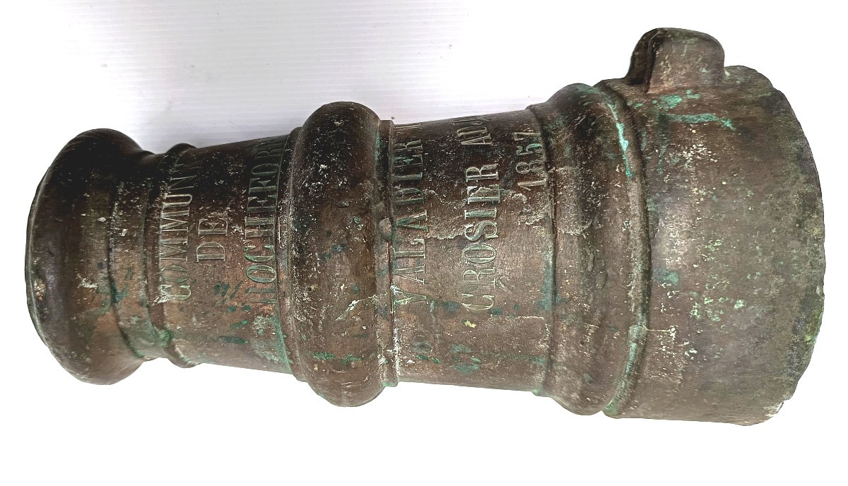 The Large Bombard Of Rochefort, Engraved Cast Bronze, 20kg+