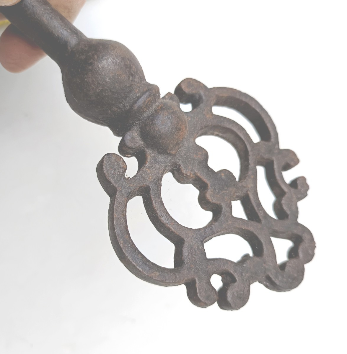 Très Grande Clé décorative du 19e siècle, 34cm, 1kg -photo-4