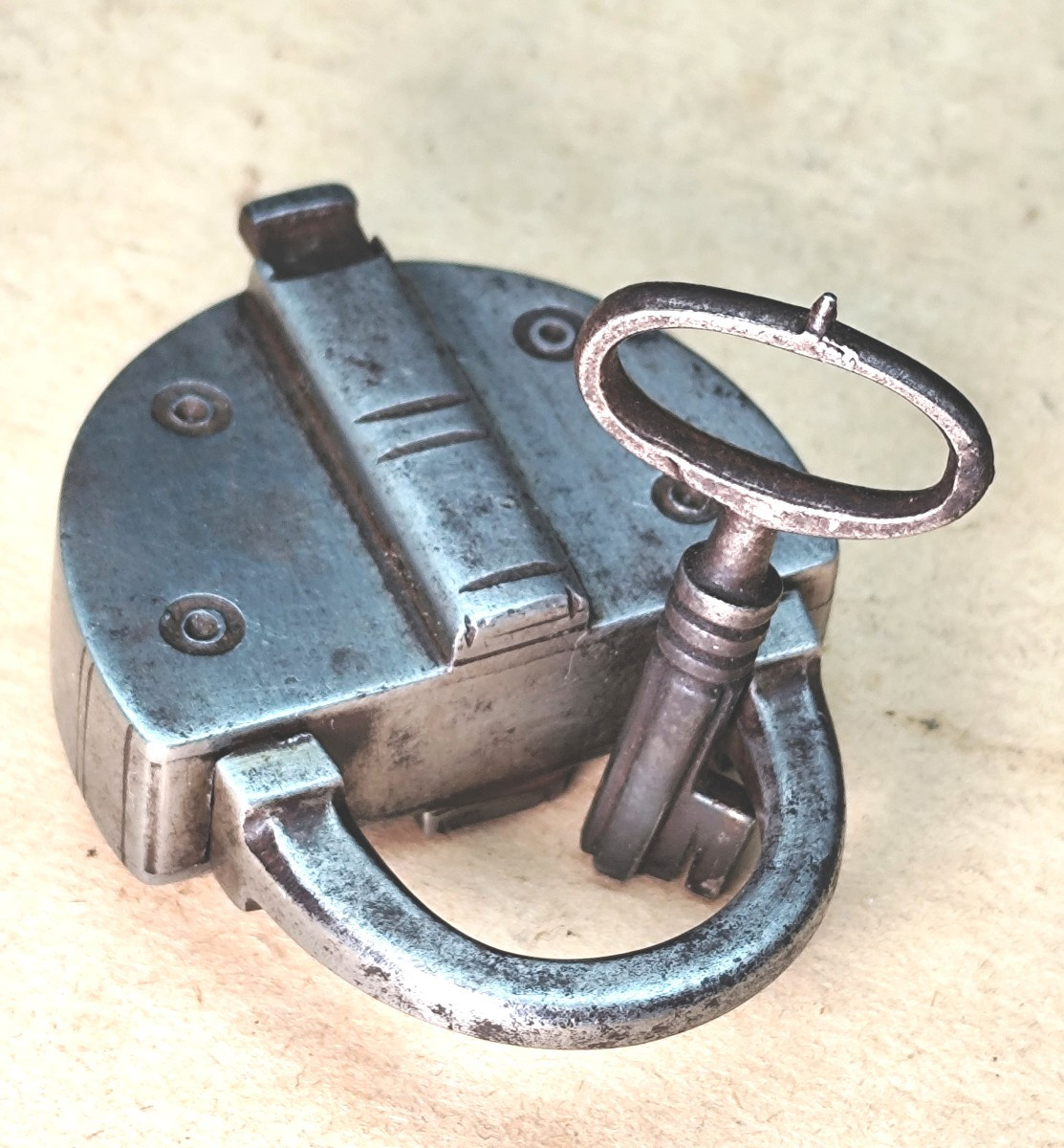 Impossible Padlock, French Locksmithing From The Louis XV Period, Secret Recipe.