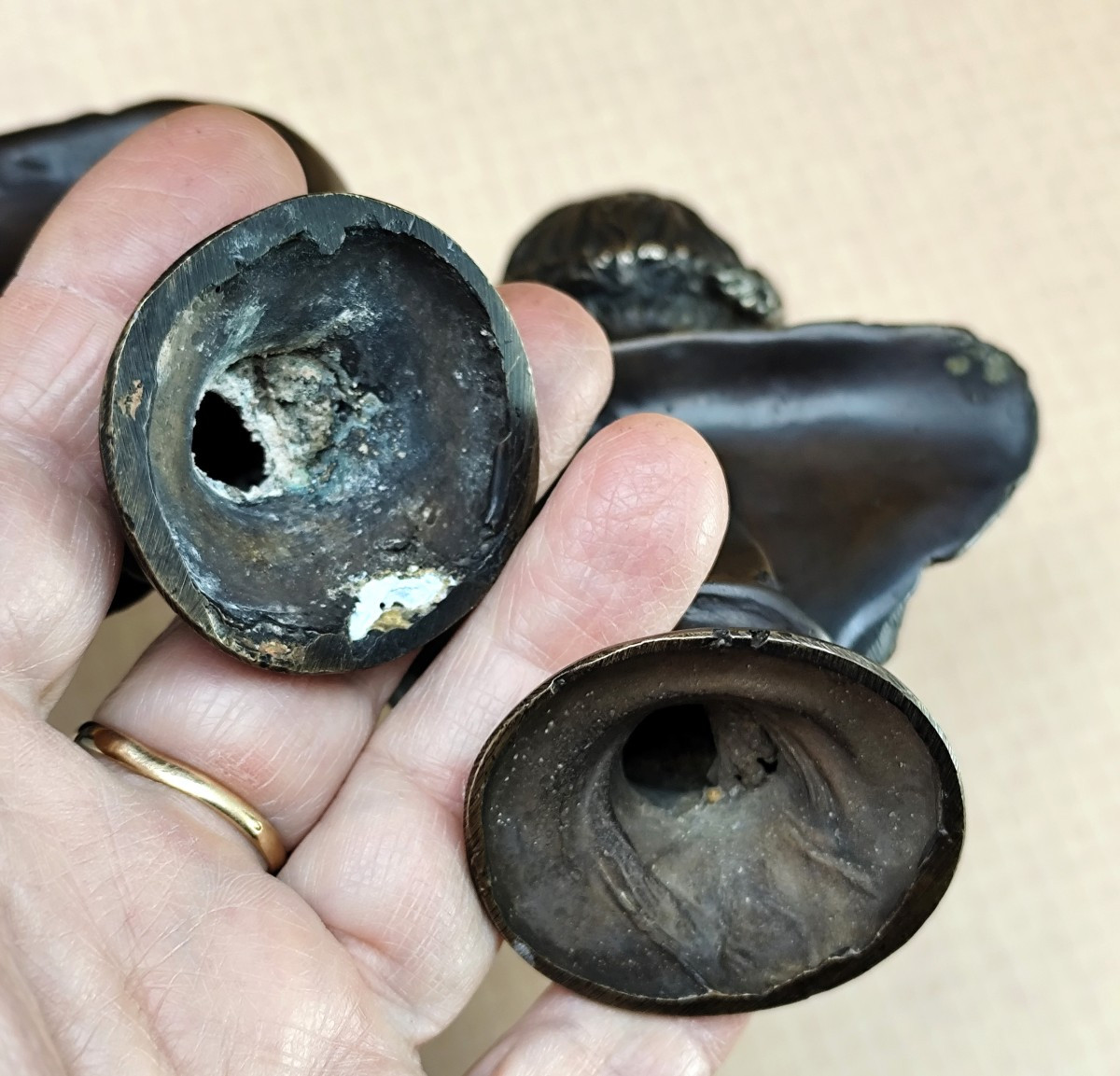 Two Busts Of Roman Emperors, Reproduction Bronzes, Renaissance Style, 19th-20th Century -photo-1