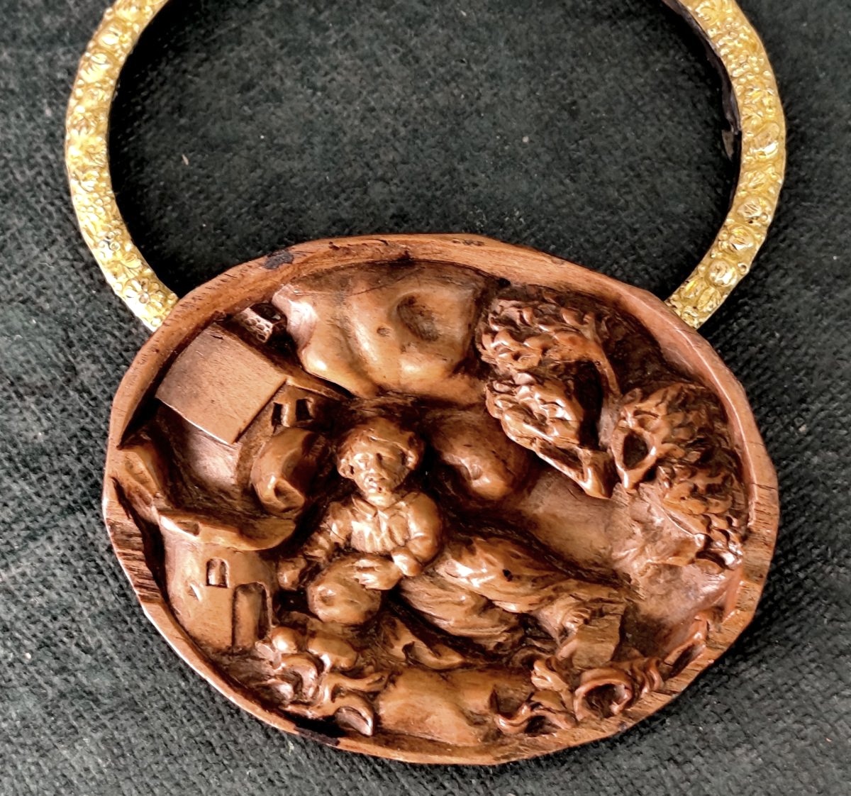 Pour qui aime le Buis : St Jerôme, Miniature sculptée, gothique tardif. -photo-3