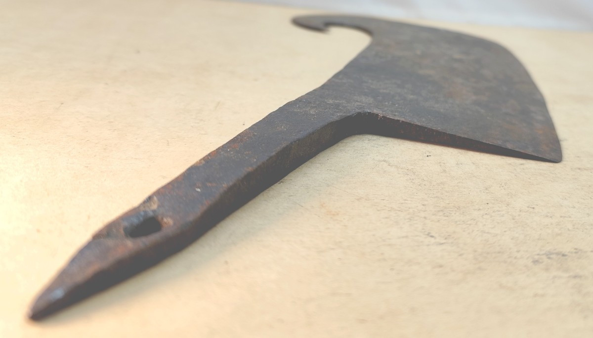 Winegrower's Art: Grape Cutter With Crest, Blacksmith's Mark, 18th Century-photo-4