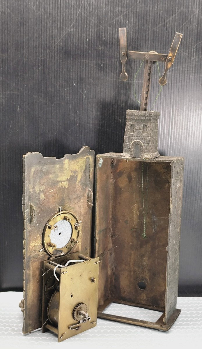 Museum: Chappe Telegraph Automaton Clock, Early 19th Century, Incomplete-photo-4