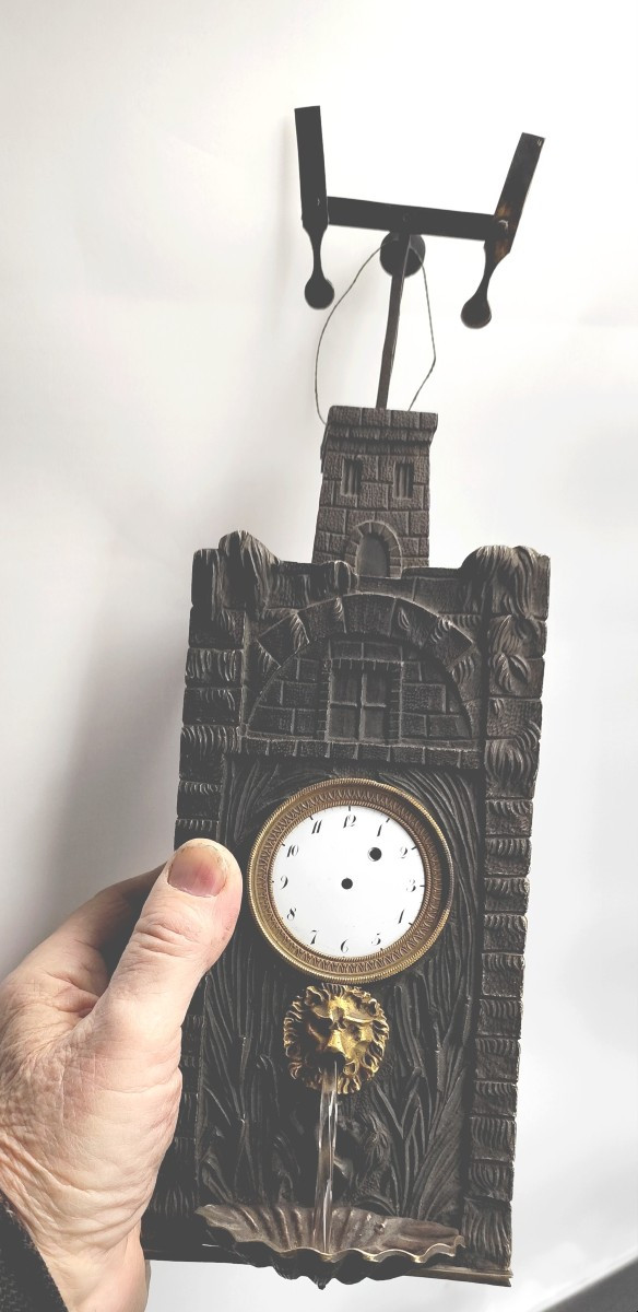 Museum: Chappe Telegraph Automaton Clock, Early 19th Century, Incomplete-photo-2